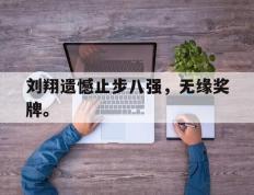 开云电子-刘翔遗憾止步八强，无缘奖牌。