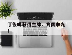 开云登录入口-丁俊晖获得金牌，为国争光！